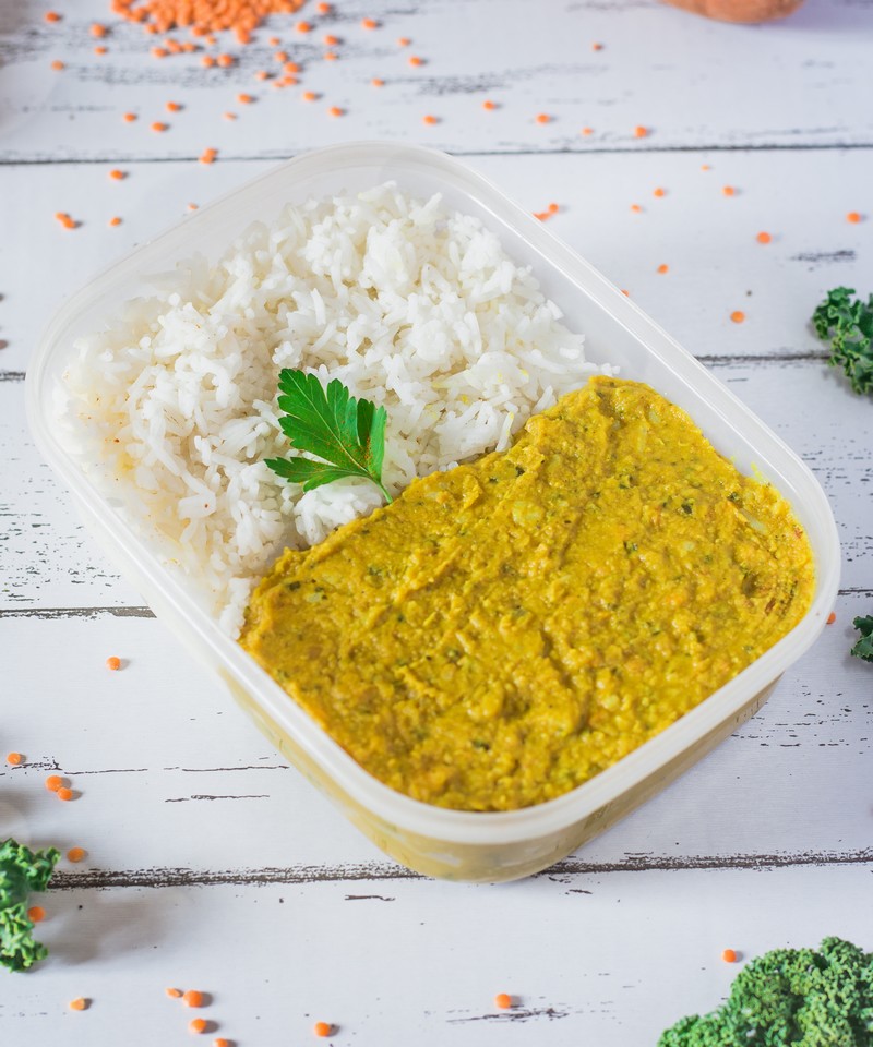 Dhal de lentilles curry coco Dhal de lentilles curry et coco