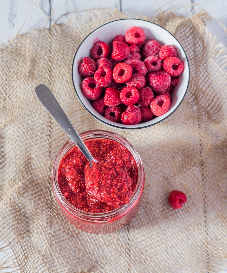 Raspberry chia jam