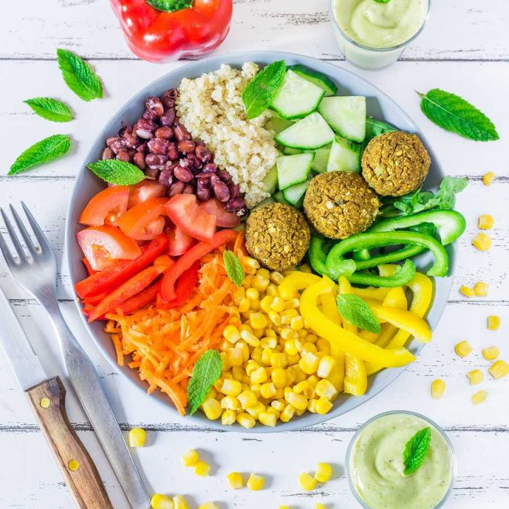 Salade Mexicaine et Falafels