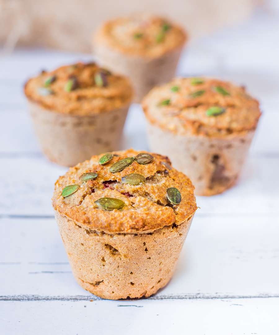 Muffins Vegan Cœur Framboise