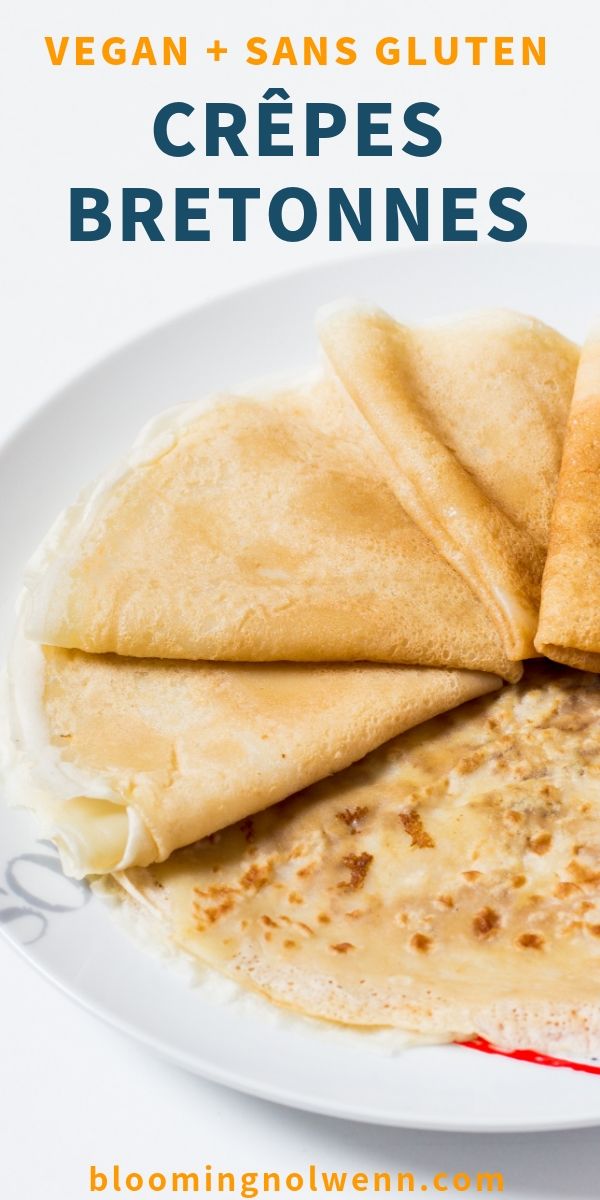 Crêpes Bretonnes Vegan, sans huile