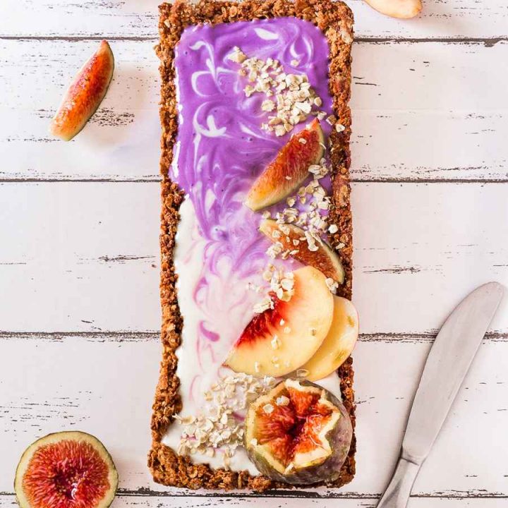 Tarte Granola Vanille Myrtilles