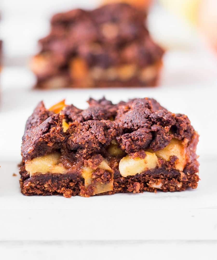 Crumb Bars Pomme Chocolat Vegan