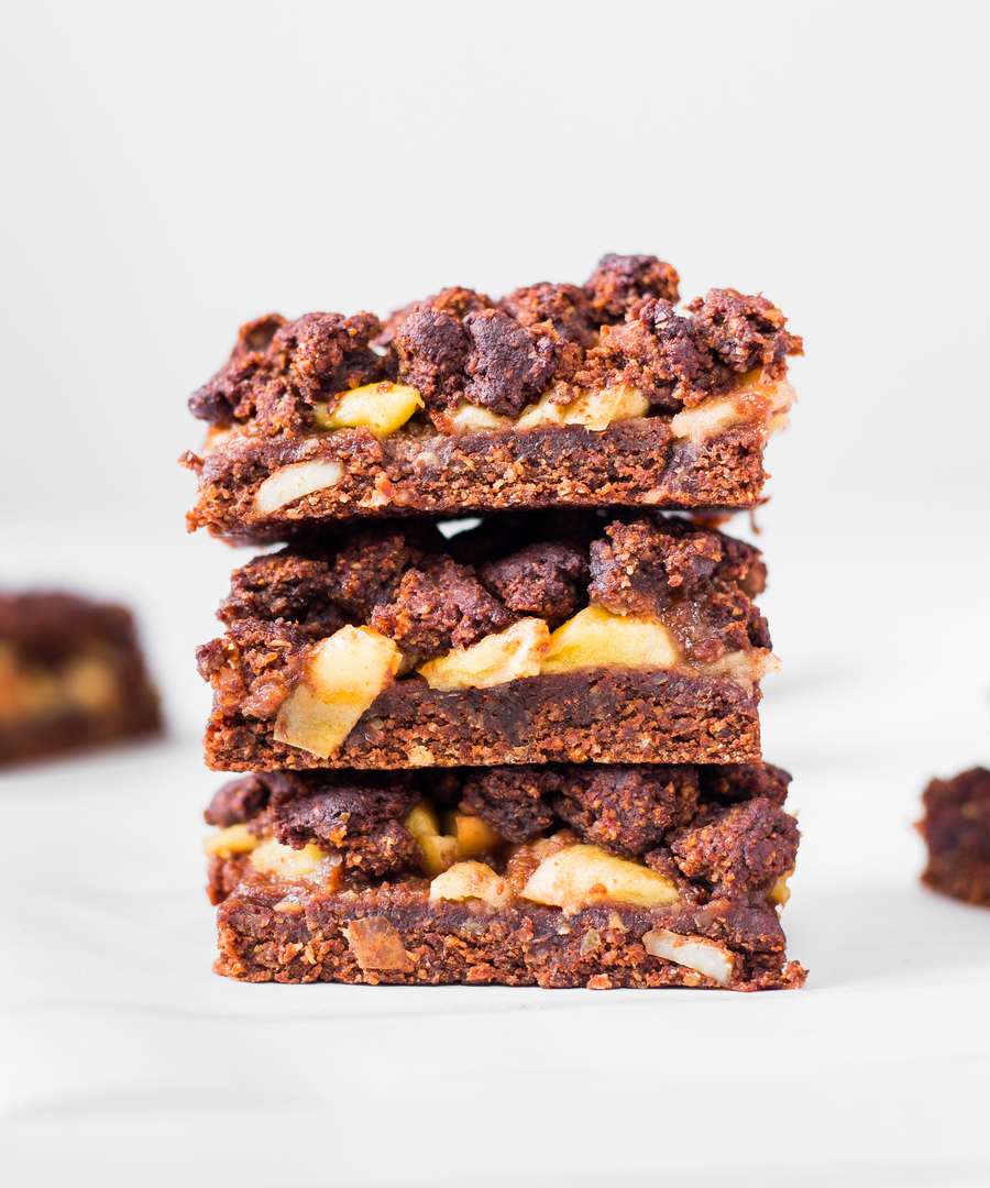 Crumb Bars Pomme Chocolat Vegan