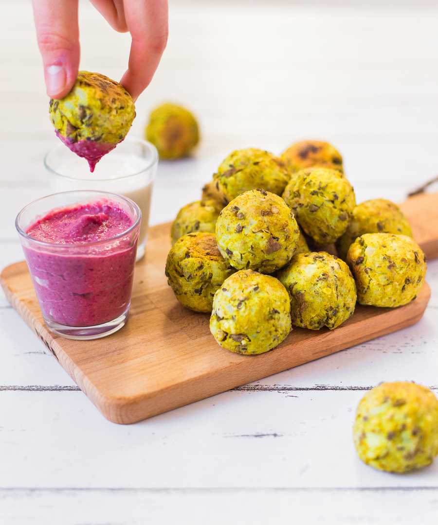 vegan falafels