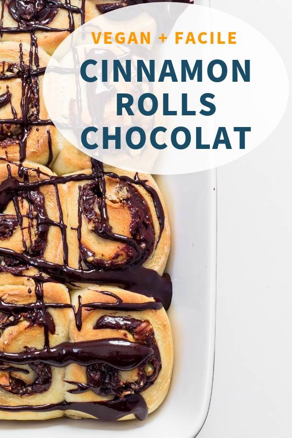 Cinnamon Rolls Vegan au Chocolat_ facile, délicieux