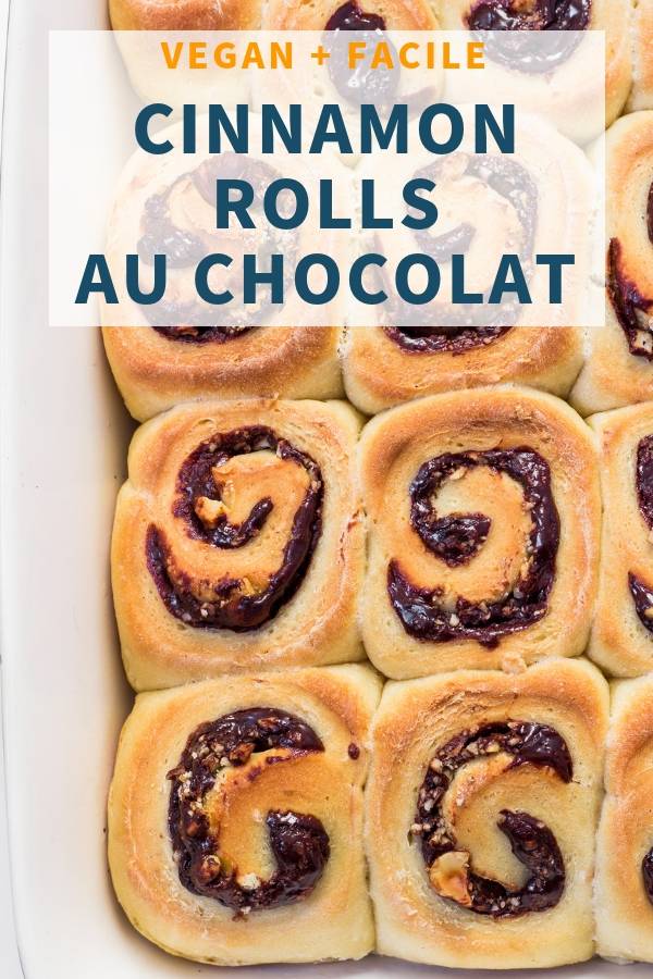 Cinnamon Rolls Vegan au Chocolat_ facile, sain