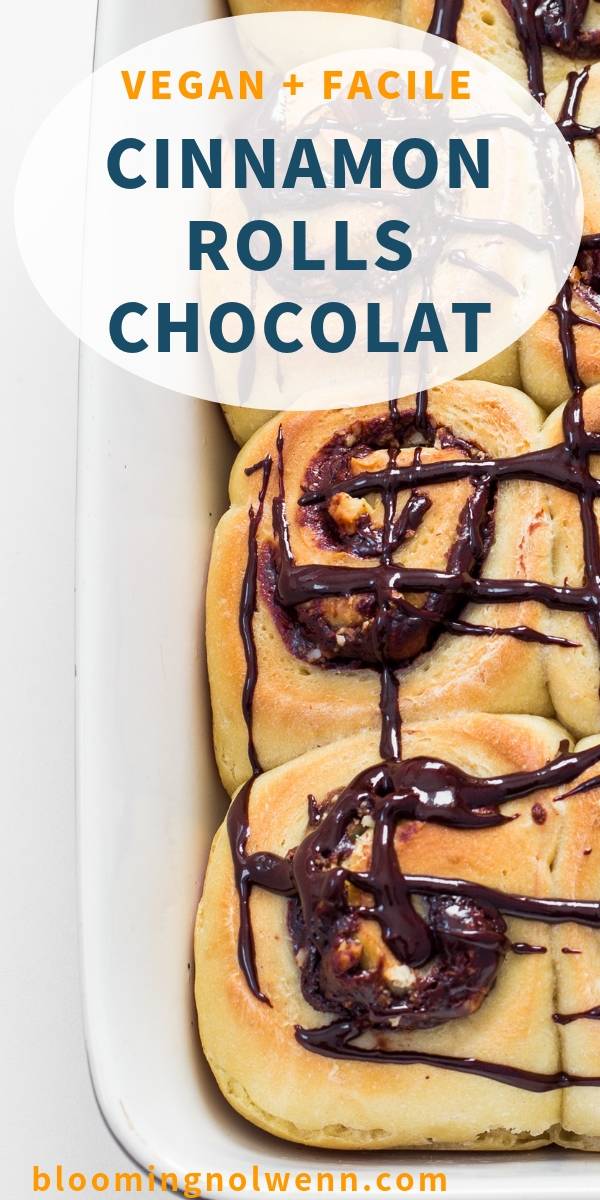 Cinnamon Rolls Vegan au Chocolat_ facile, sans huile