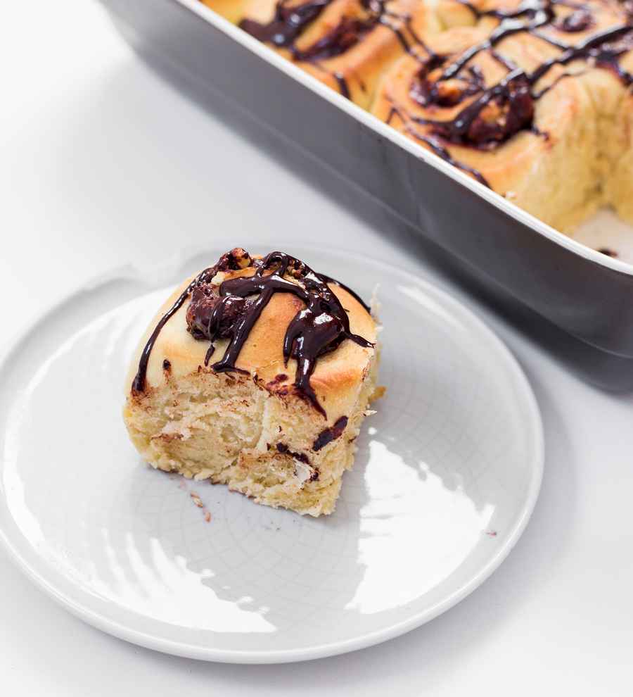 Cinnamon Rolls Vegan au Chocolat