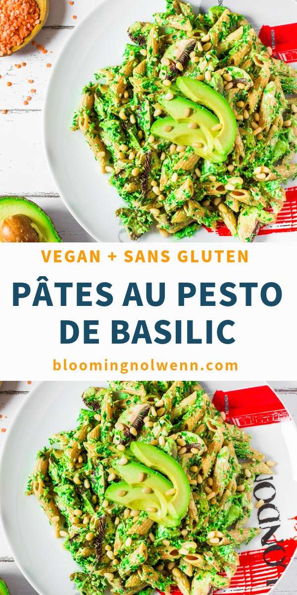 Pâtes au Pesto de Basilic _ Vegan